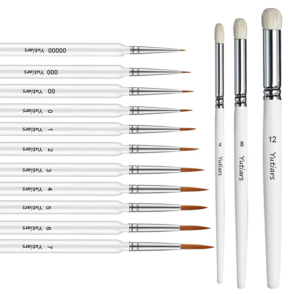 14PCS Wood Handle Micro Drybrush Paint Brushes Fine Detail for DND Warhammer 40K Enamel Fantasy Scale Model Figurines
14PCS Wood Handle Micro Drybrush Paint Brushes Fine Detail for DND Warhammer 40K Enamel Fantasy Scale Model Figurines