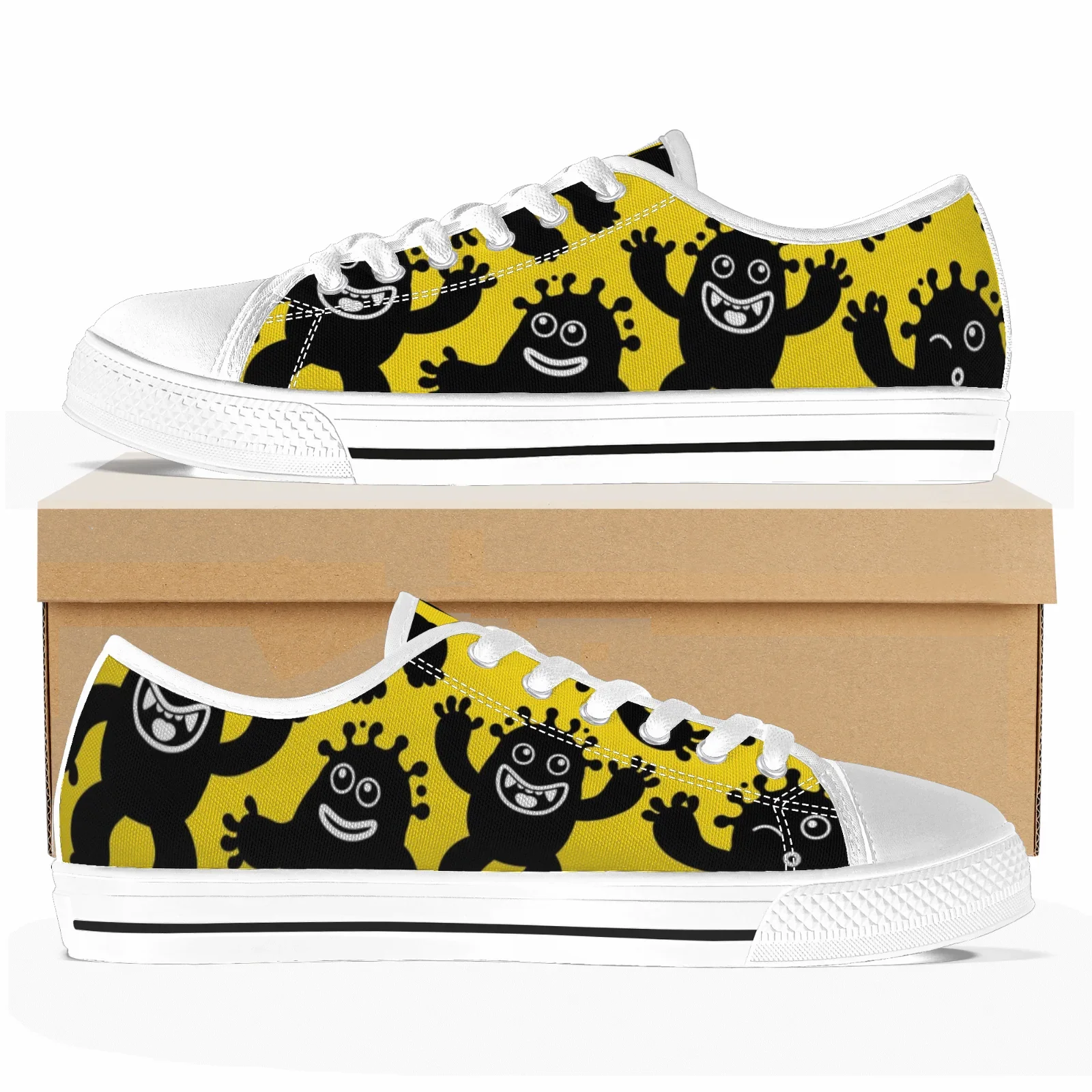 Custom Shoes Funny Monster Prints Classic Canvas Shoes Vulcanized Shoes Flats Walking Sneakers High Quality Footwears
Custom Shoes Funny Monster Prints Classic Canvas Shoes Vulcanized Shoes Flats Walking Sneakers High Quality Footwears