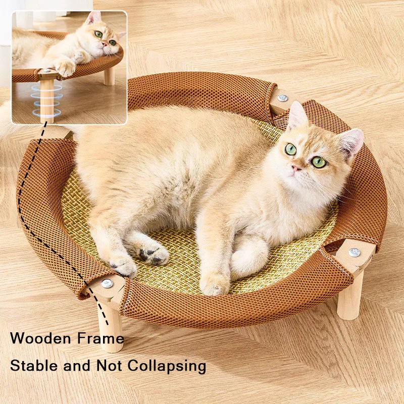 Universal A Cooling Mat-Style Military Bed for Cats,Cat Scratching Board Protect Furniture Vine Woven Cat Bed, Durable Pet Bed
Universal A Cooling Mat-Style Military Bed for Cats,Cat Scratching Board Protect Furniture Vine Woven Cat Bed, Durable Pet Bed