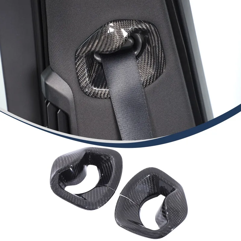 For 2023+ BMW 7 Series G70 Front Seat Belt Covers Seat Belt Trim Real Carbon Fiber Car Accessories
For 2023+ BMW 7 Series G70 Front Seat Belt Covers Seat Belt Trim Real Carbon Fiber Car Accessories