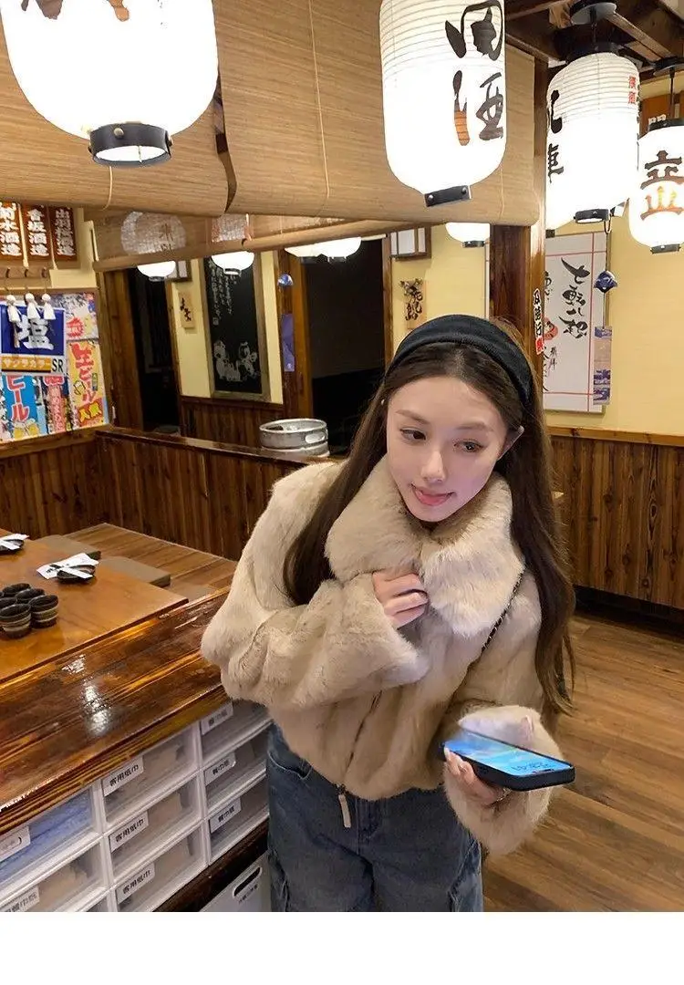 Faux Fur Girls Coat Coats Womens Flocking Hooded Dance Girl Fashionable Multi Color Soft Overlength Collarless Furs New Mid Long
Faux Fur Girls Coat Coats Womens Flocking Hooded Dance Girl Fashionable Multi Color Soft Overlength Collarless Furs New Mid Long