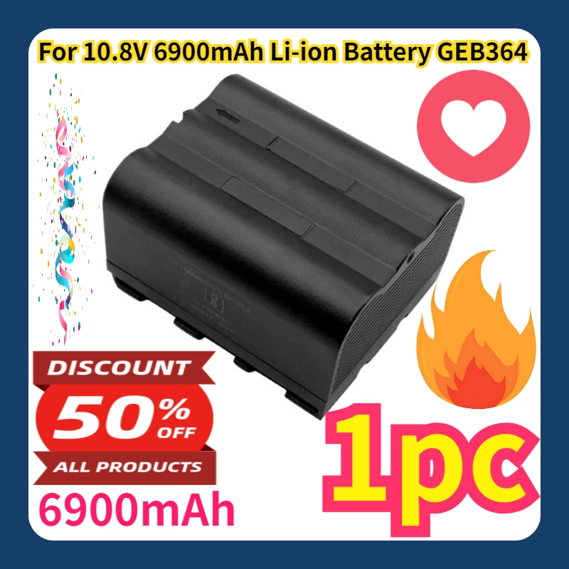 Литий-ионный аккумулятор GEB364 на 10,8 В, 6900 мАч
Литий-ионный аккумулятор GEB364 на 10,8 В, 6900 мАч