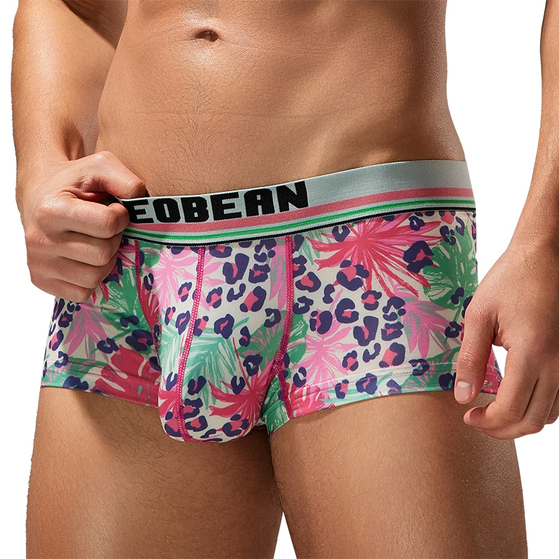 Seobean Men's Soft Flat Bottom Sports Underwear Comfortable Boxer Briefs Fashion Floral Design
Seobean Men's Soft Flat Bottom Sports Underwear Comfortable Boxer Briefs Fashion Floral Design