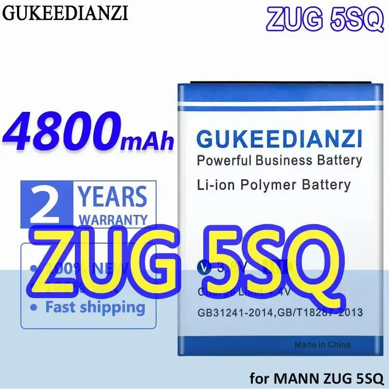 Для Mann Zug 5SQ 4800 мАч надежный сменный аккумулятор мобильного телефона
Для Mann Zug 5SQ 4800 мАч надежный сменный аккумулятор мобильного телефона
