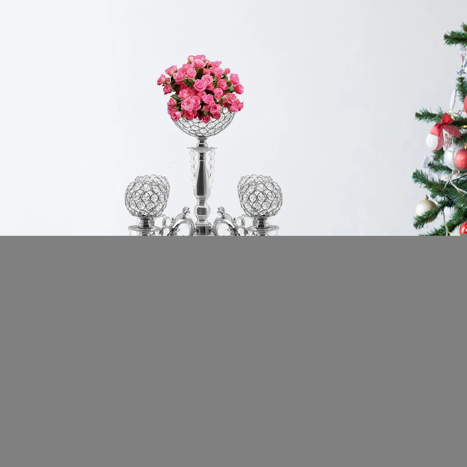 89cm Table Candelabra Votive Candle Stick Holder 5 Arm Glass Crystal Centerpiece
89cm Table Candelabra Votive Candle Stick Holder 5 Arm Glass Crystal Centerpiece