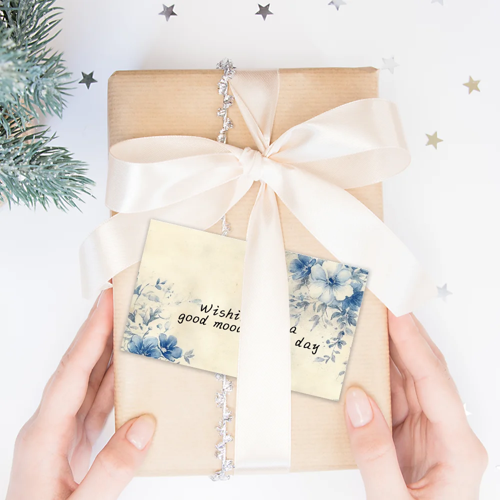 50pcs Vintage Cards, Blue Watercolor Floral Blank Greeting Cards, Wedding Birthday Party Thank You Cards, Pocket Card Supplies
50pcs Vintage Cards, Blue Watercolor Floral Blank Greeting Cards, Wedding Birthday Party Thank You Cards, Pocket Card Supplies