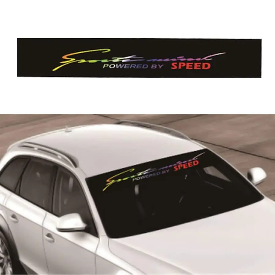 Laser Reflective Letters Windshield Banner Strip Racing Stripe Sticker Front Rear Window Car Sun Visor Decorative Stickers
Laser Reflective Letters Windshield Banner Strip Racing Stripe Sticker Front Rear Window Car Sun Visor Decorative Stickers