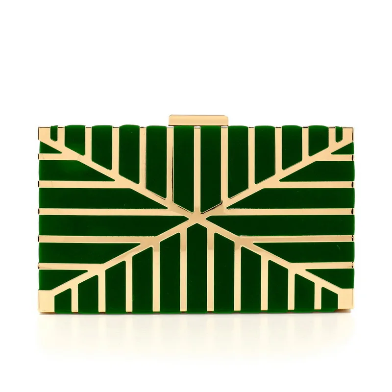 Retro Hollow Out Dark Green Evening Bag Women's Exquisite Gold Frame Wedding Clutch Purse Fashion Party Cocktail Dress Handbag
Retro Hollow Out Dark Green Evening Bag Women's Exquisite Gold Frame Wedding Clutch Purse Fashion Party Cocktail Dress Handbag