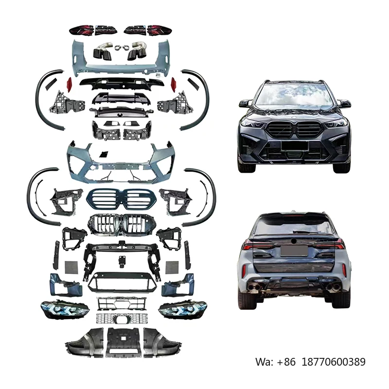 Front & Rear Bumper Body Kit Including Fog Light Cut-Outs for BMW X5 2019-2022 G05 Car Modification Upgrade 2023 F95 X5M
Front & Rear Bumper Body Kit Including Fog Light Cut-Outs for BMW X5 2019-2022 G05 Car Modification Upgrade 2023 F95 X5M