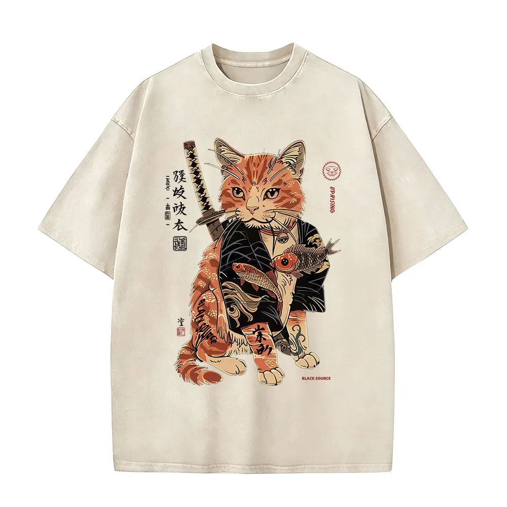 Funny Japanese Cat Lover Washed Vintage T-shirt Men Women Casual Humor Short Sleeve T-shirts Unisex Cotton Oversized T Shirts
Funny Japanese Cat Lover Washed Vintage T-shirt Men Women Casual Humor Short Sleeve T-shirts Unisex Cotton Oversized T Shirts