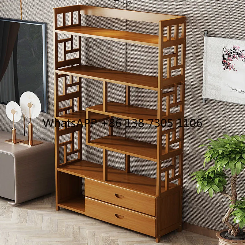 Bogu frame Nanzhu new Chinese partition simple modern small display ornament shelf solid wood tea room living room shelf
Bogu frame Nanzhu new Chinese partition simple modern small display ornament shelf solid wood tea room living room shelf