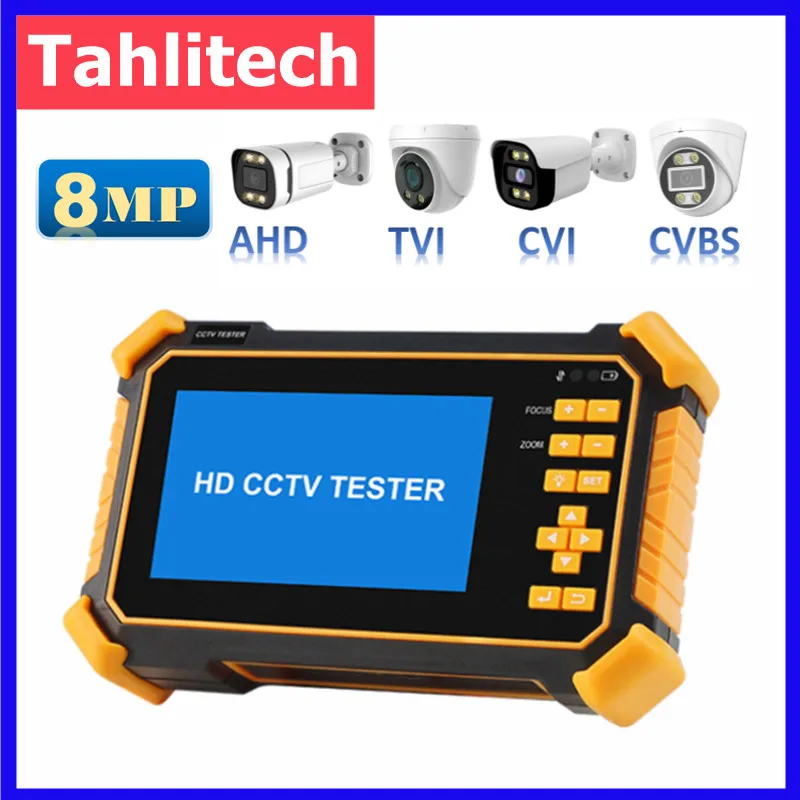 CCTV Tester Monitor CCTV Analog Tester 8MP AHD/CVI/TVI/CVBS Camera Tester RS485 PTZ controller UTP Cable Tester Power Supply
CCTV Tester Monitor CCTV Analog Tester 8MP AHD/CVI/TVI/CVBS Camera Tester RS485 PTZ controller UTP Cable Tester Power Supply