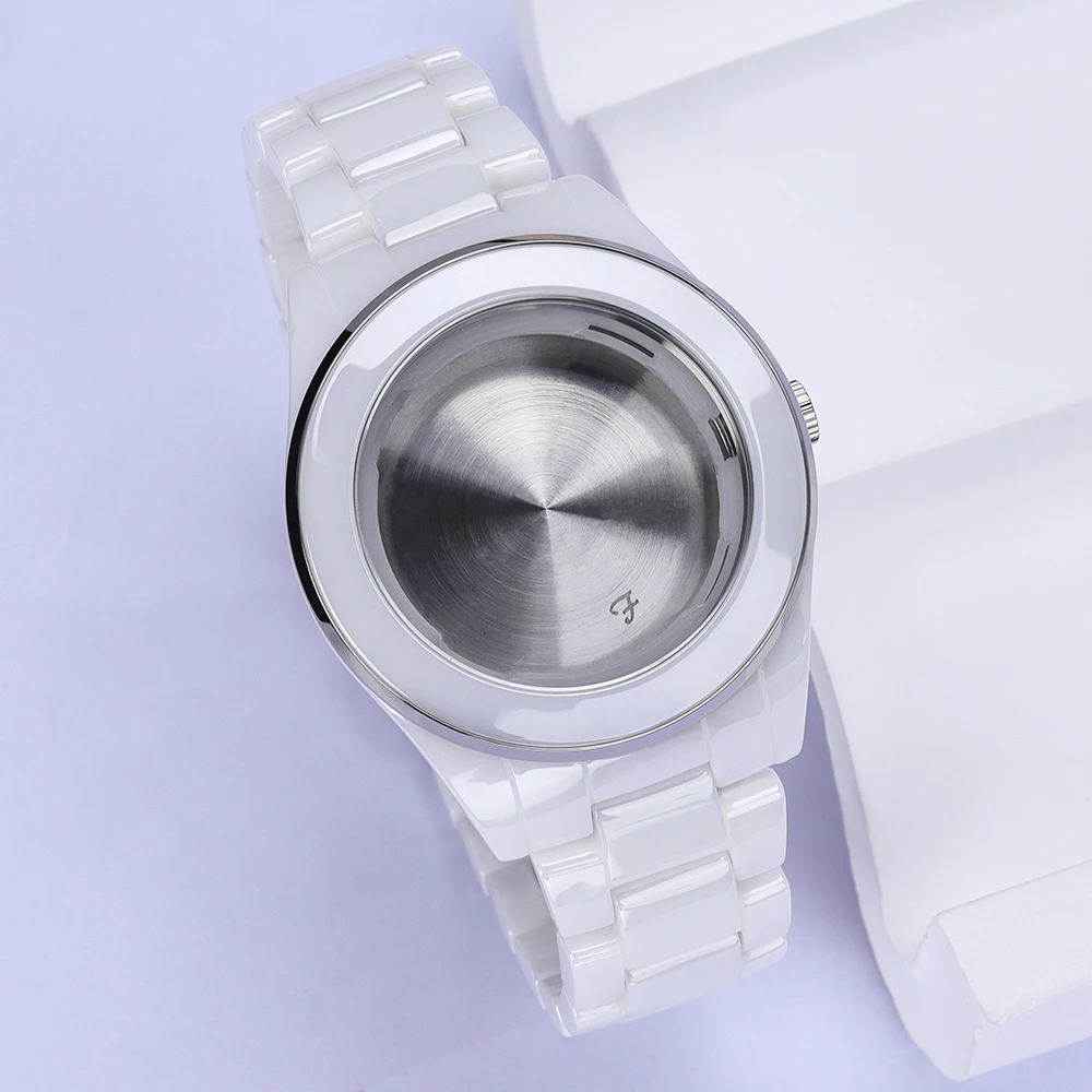 Fashion Waterproof 39mm Ceramics Watch Case Strap Solid bottom cover For 515 Miyota 1L45 Movement Modification Case 29.5mm dial
Fashion Waterproof 39mm Ceramics Watch Case Strap Solid bottom cover For 515 Miyota 1L45 Movement Modification Case 29.5mm dial