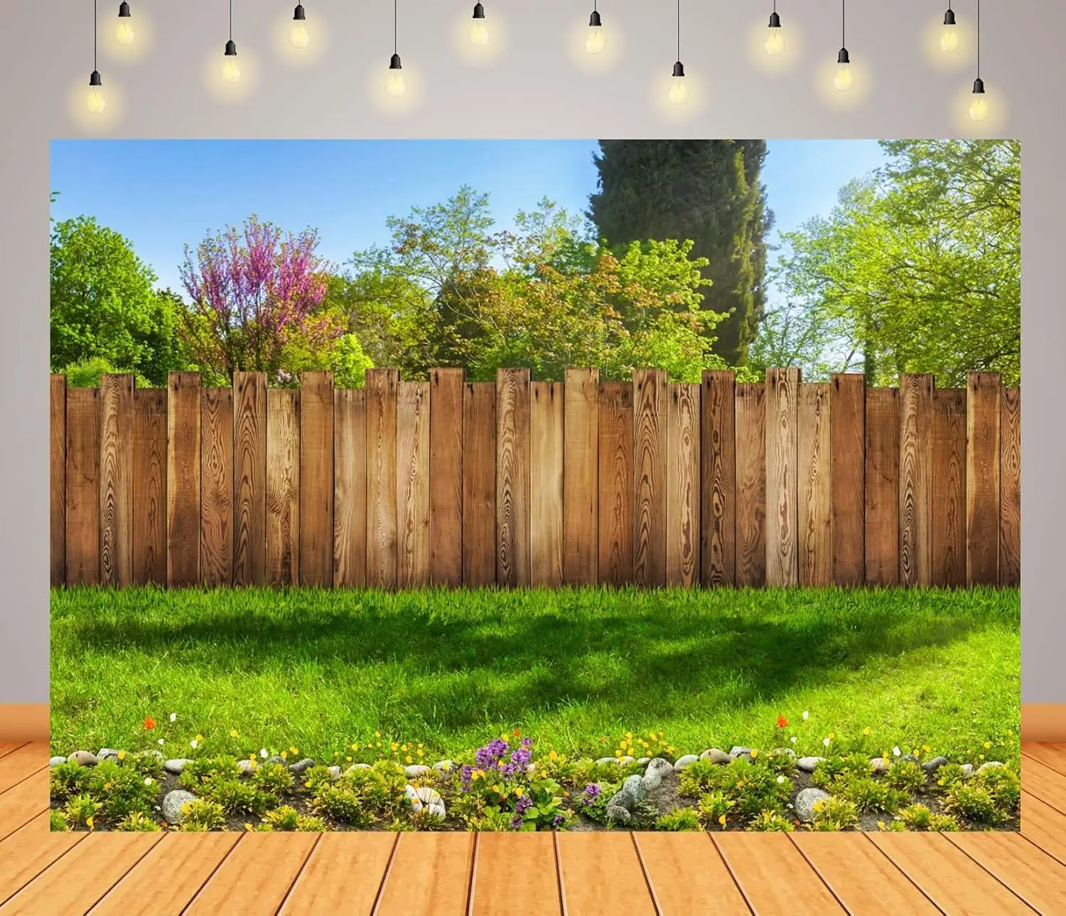 Wooden Plank Lights Rustic Park Photography Backdrop Green Plants Garden Picnic Leisure Background Wall Banner Poster Decor
Wooden Plank Lights Rustic Park Photography Backdrop Green Plants Garden Picnic Leisure Background Wall Banner Poster Decor