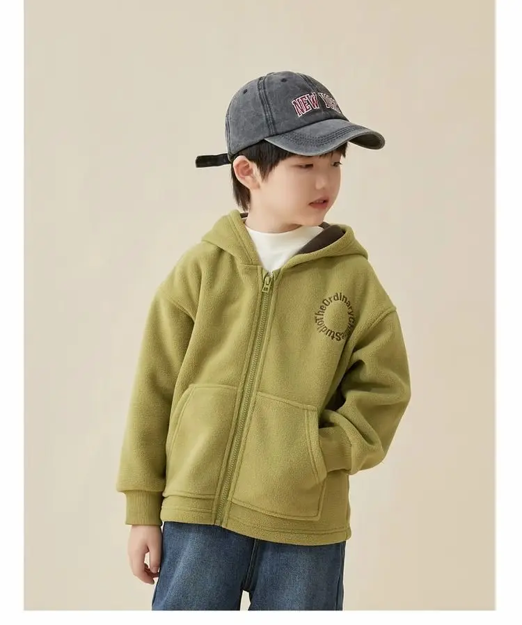 Fall Children's Wear Boys And Girls Fleece Coat Children's Fall And Winter Wear Over Top Hooded Baseball Coat 3-10 Years Old
Fall Children's Wear Boys And Girls Fleece Coat Children's Fall And Winter Wear Over Top Hooded Baseball Coat 3-10 Years Old
