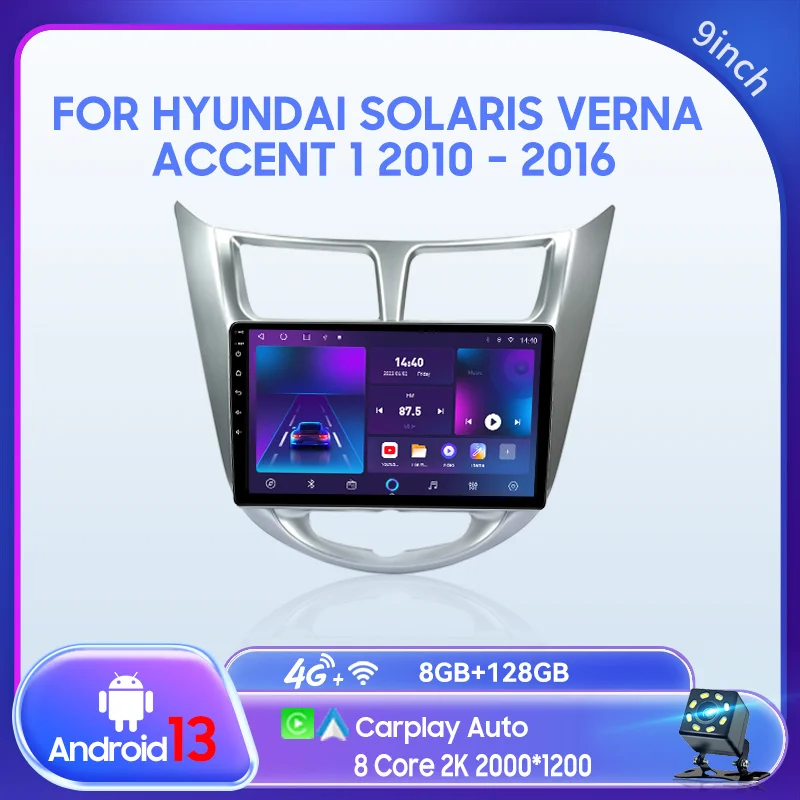 QSZN для Hyundai Solaris Verna Accent1 10-16 2 din Android 13.0 Автомобильный радиоприемник Мультимедийный видеоплеер GPS-навигация 4G Carplay Head
QSZN для Hyundai Solaris Verna Accent1 10-16 2 din Android 13.0 Автомобильный радиоприемник Мультимедийный видеоплеер GPS-навигация 4G Carplay Head