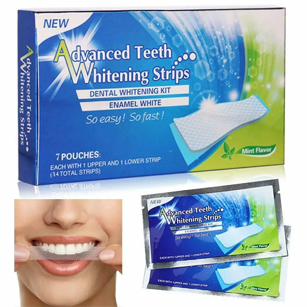7 /14Pairs Gel Teeth Whitening Strips Stain Removal Oral Hygiene Care Strip Dental Bleaching Tools Teeth Whitening
7 /14Pairs Gel Teeth Whitening Strips Stain Removal Oral Hygiene Care Strip Dental Bleaching Tools Teeth Whitening