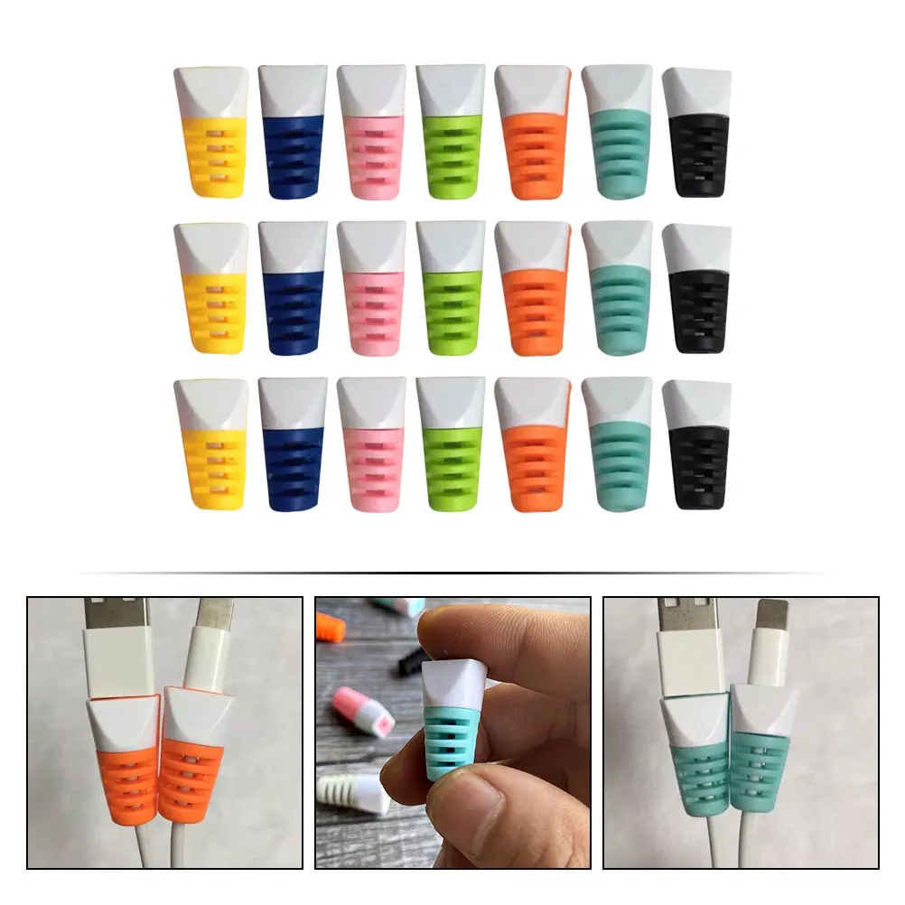 50 Pcs Charging Cable Protector Anti Fracture Cover Cord Sleeve Extend Lifespan ABS PVC Material Safe Colored Design
50 Pcs Charging Cable Protector Anti Fracture Cover Cord Sleeve Extend Lifespan ABS PVC Material Safe Colored Design