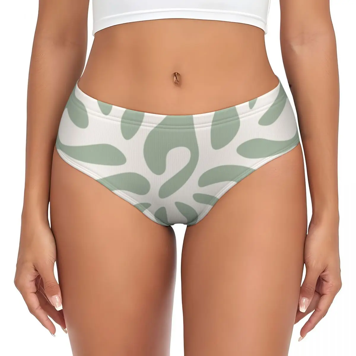 Custom Sage Green Briefs Underwear Womens Breathable Stretch Shorts Panties Brief Panties
Custom Sage Green Briefs Underwear Womens Breathable Stretch Shorts Panties Brief Panties