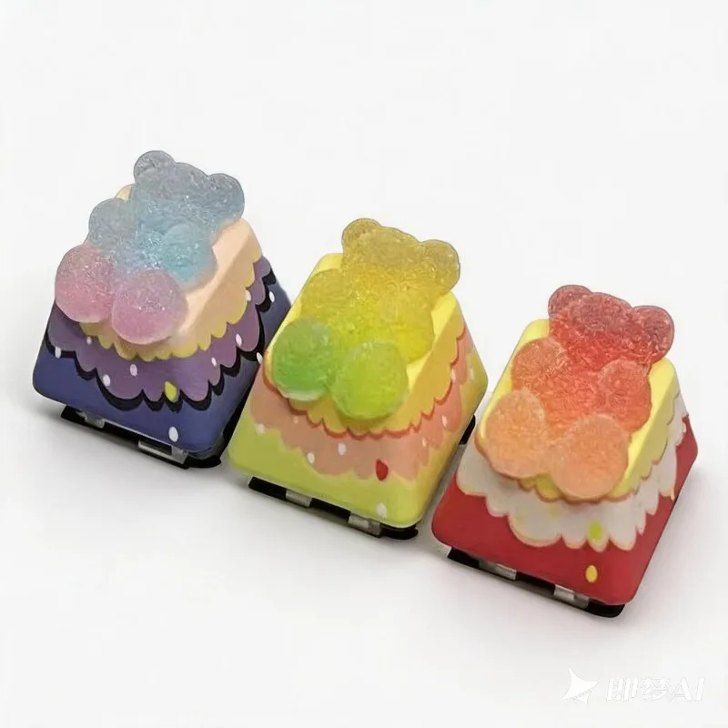 Gummy Candy Bear Keycaps Handmade Resin Keyboard Caps Cute Artisan Key Caps Creative for Mechanical Keyboard Accessories Gifts
Gummy Candy Bear Keycaps Handmade Resin Keyboard Caps Cute Artisan Key Caps Creative for Mechanical Keyboard Accessories Gifts