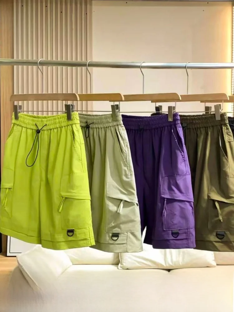 Dopamine Color Series Men's Outdoor Casual Sporty Shorts with Multiple Pockets Loose Fit Polyester Fiber Workwear Design
Dopamine Color Series Men's Outdoor Casual Sporty Shorts with Multiple Pockets Loose Fit Polyester Fiber Workwear Design