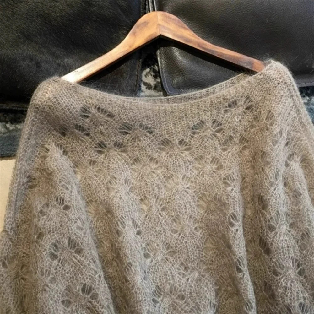 Korean Spring Summer Knitwear New Fashion Knitted Pullover Top Women Elegant Hollow Out Casual O-neck Long Sleeve Short Sweater
Korean Spring Summer Knitwear New Fashion Knitted Pullover Top Women Elegant Hollow Out Casual O-neck Long Sleeve Short Sweater