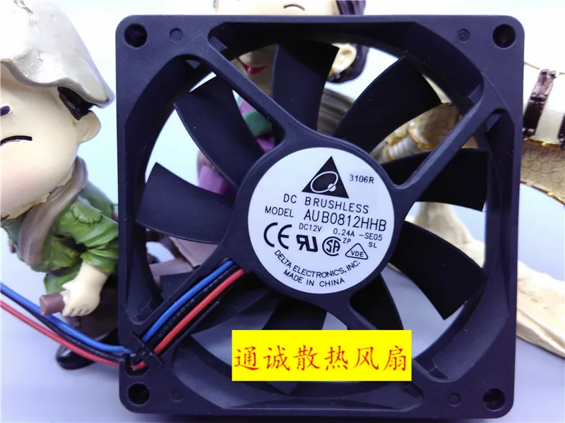 3-проводной охлаждающий вентилятор для сервера Delta Electronics AUB0812HHB SE05 DC 12 В 0,24 а 80x80x15 мм
3-проводной охлаждающий вентилятор для сервера Delta Electronics AUB0812HHB SE05 DC 12 В 0,24 а 80x80x15 мм