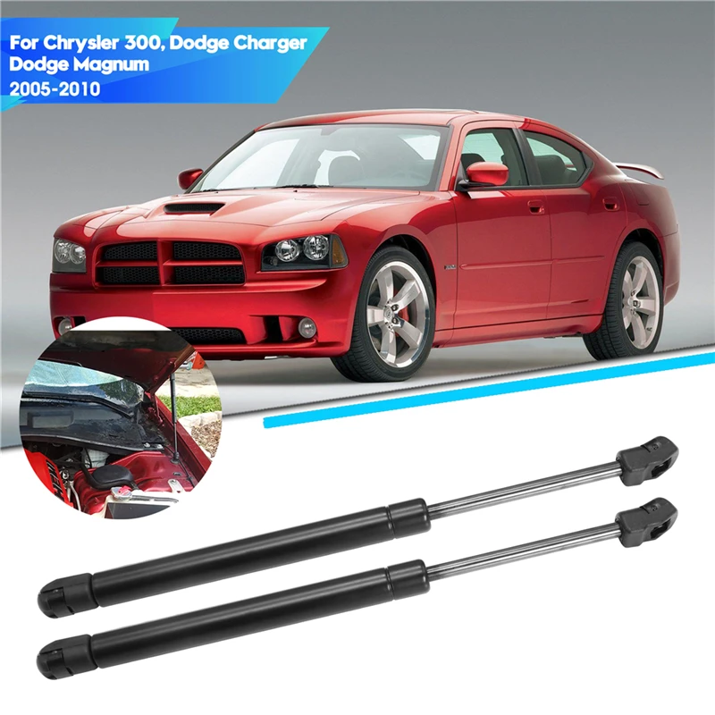 2pcs Car Front Bonnet Hood Gas Lift Support Shock Struts Black For Chrysler 300 Dodge Charger Magnum 2005-2010 OEM PM1008
2pcs Car Front Bonnet Hood Gas Lift Support Shock Struts Black For Chrysler 300 Dodge Charger Magnum 2005-2010 OEM PM1008