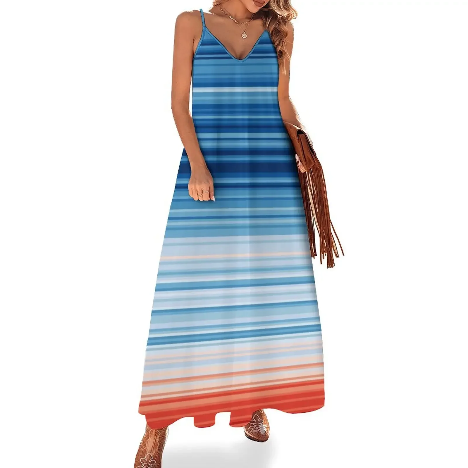 Warm Stripes Clothing | Quaschning Scientists for Future Sleeveless Dress Women's clothing women's fashion dresses Dress
Warm Stripes Clothing | Quaschning Scientists for Future Sleeveless Dress Women's clothing women's fashion dresses Dress