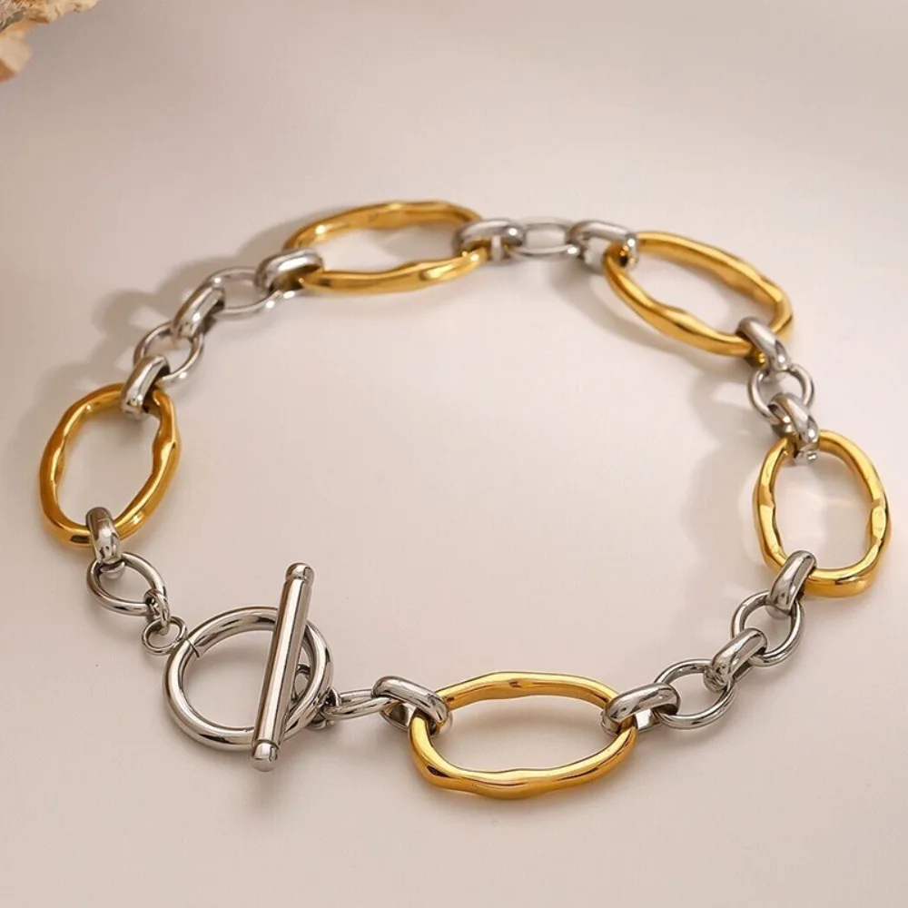 Niche High Sense Color Block Bracelet INS Style Titanium Steel Wearable Fashion Hand Jewelry Daily Party Accessories Gift
Niche High Sense Color Block Bracelet INS Style Titanium Steel Wearable Fashion Hand Jewelry Daily Party Accessories Gift