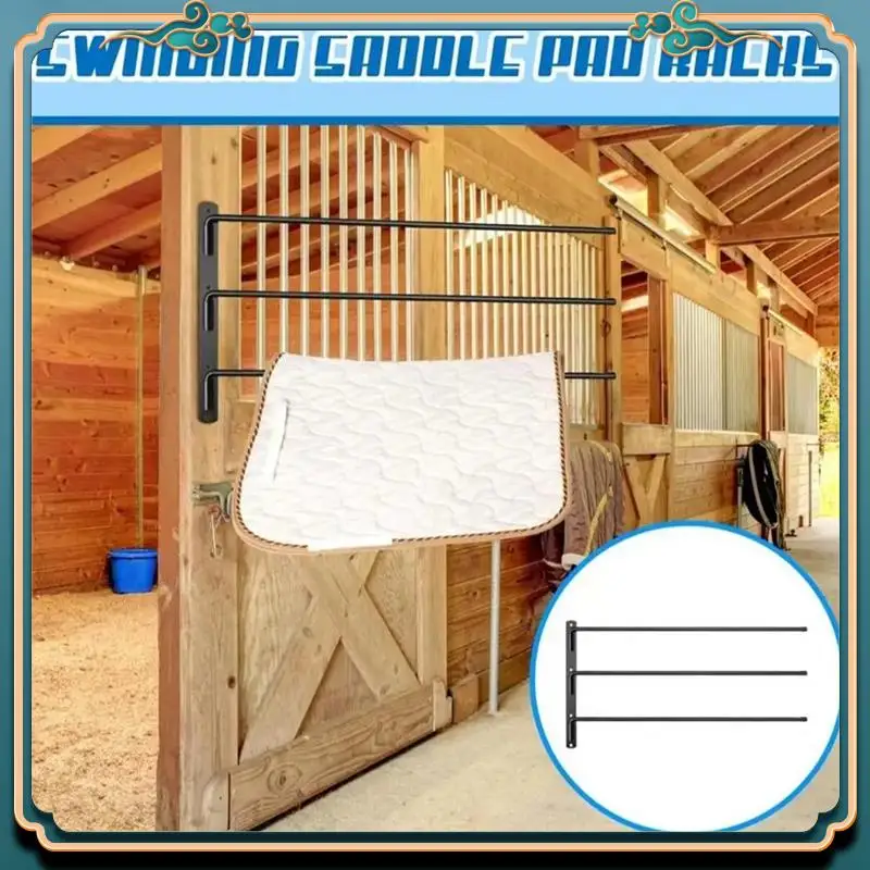 Latest Horse Blanket Holder Horse Tackstorage Swinging Blanket Rack 180 Degree Swing Out Sturdy Saddle Pad Rack Attachment
Latest Horse Blanket Holder Horse Tackstorage Swinging Blanket Rack 180 Degree Swing Out Sturdy Saddle Pad Rack Attachment