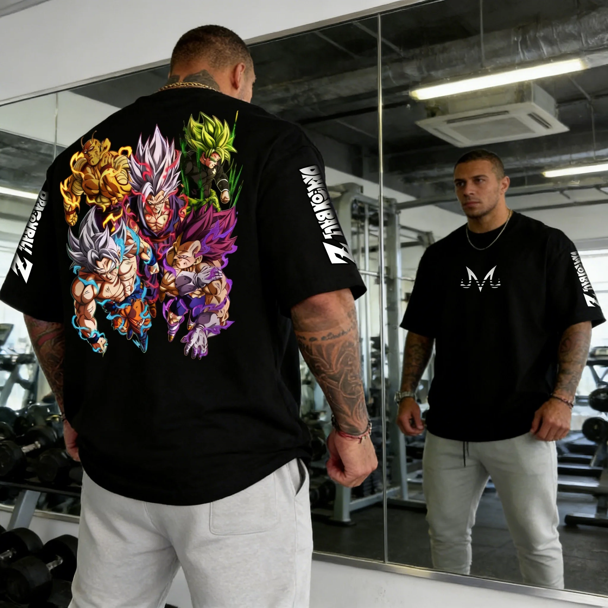 2026 Summer Dragon Ball All-Star Form Hot Blood Style Pure Cotton Printed Oversized Fitness T-shirt Adult Parent-child Top
2026 Summer Dragon Ball All-Star Form Hot Blood Style Pure Cotton Printed Oversized Fitness T-shirt Adult Parent-child Top