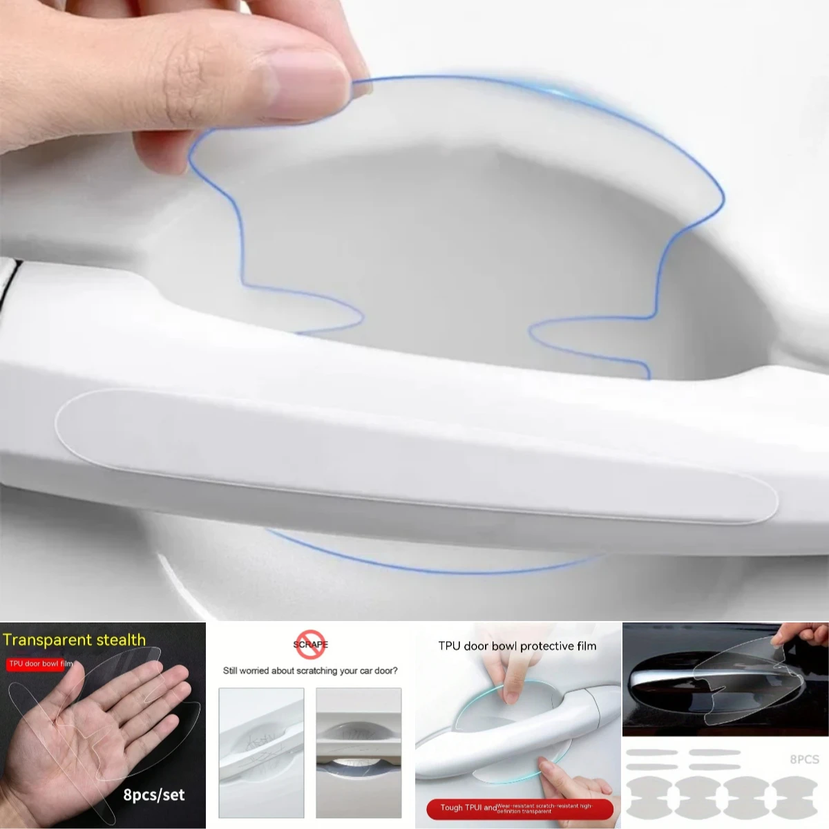 Car Door Bowl Handle Invisible Protective Sticker Auto For Porsche Cayenne Macan 911 Panamera Taycan Boxster Cayman 718 918 Spyd
Car Door Bowl Handle Invisible Protective Sticker Auto For Porsche Cayenne Macan 911 Panamera Taycan Boxster Cayman 718 918 Spyd