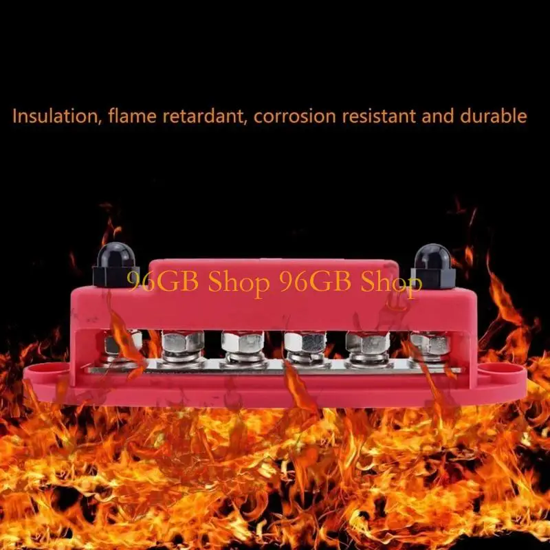 96GB Busbar 6 Post Terminal Power Distribution Block for Yacht Auto Marine Car Ship
96GB Busbar 6 Post Terminal Power Distribution Block for Yacht Auto Marine Car Ship