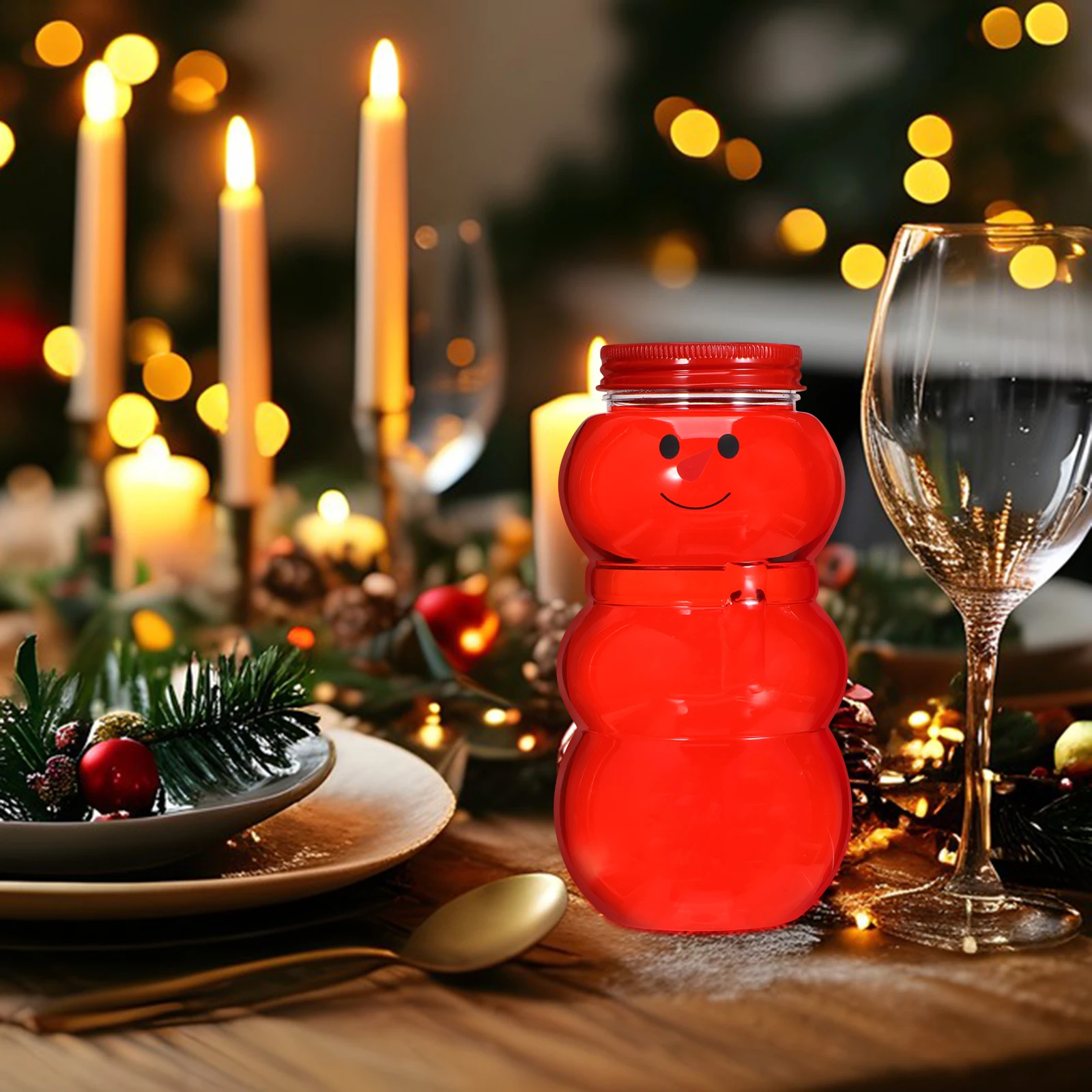 10pcs Portable Adorable Snowman Juice Bottles Beverage Wrapping Bottles Flat Bottom Safe Pet Material Spill Proof
10pcs Portable Adorable Snowman Juice Bottles Beverage Wrapping Bottles Flat Bottom Safe Pet Material Spill Proof