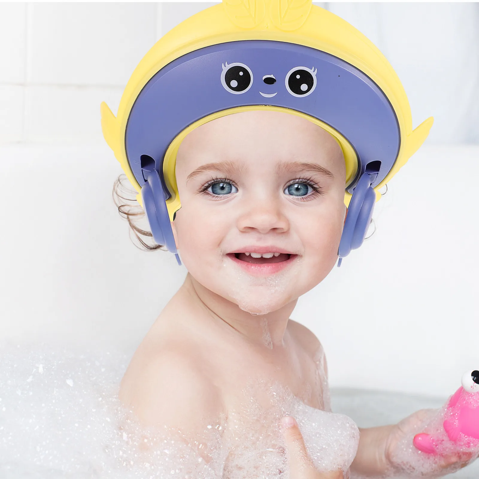 Baby Shower Cap Adjustable Soft Crown Style Baby Hair Washing Shield Toddler Shampoo Cap Kids Bath Visor Shower Hat
Baby Shower Cap Adjustable Soft Crown Style Baby Hair Washing Shield Toddler Shampoo Cap Kids Bath Visor Shower Hat