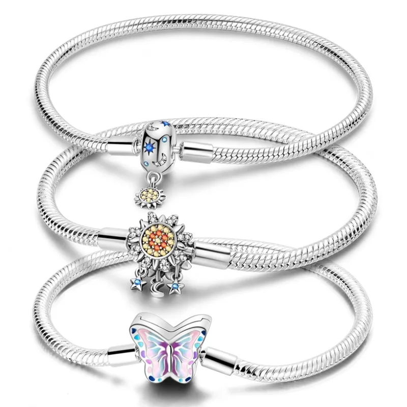 Hot Sale S925 Sterling Silver Dream Butterfly Bracelet Fit Original Design Beads Charms Bangle DIY Jewelry Making Gift For Women
Hot Sale S925 Sterling Silver Dream Butterfly Bracelet Fit Original Design Beads Charms Bangle DIY Jewelry Making Gift For Women