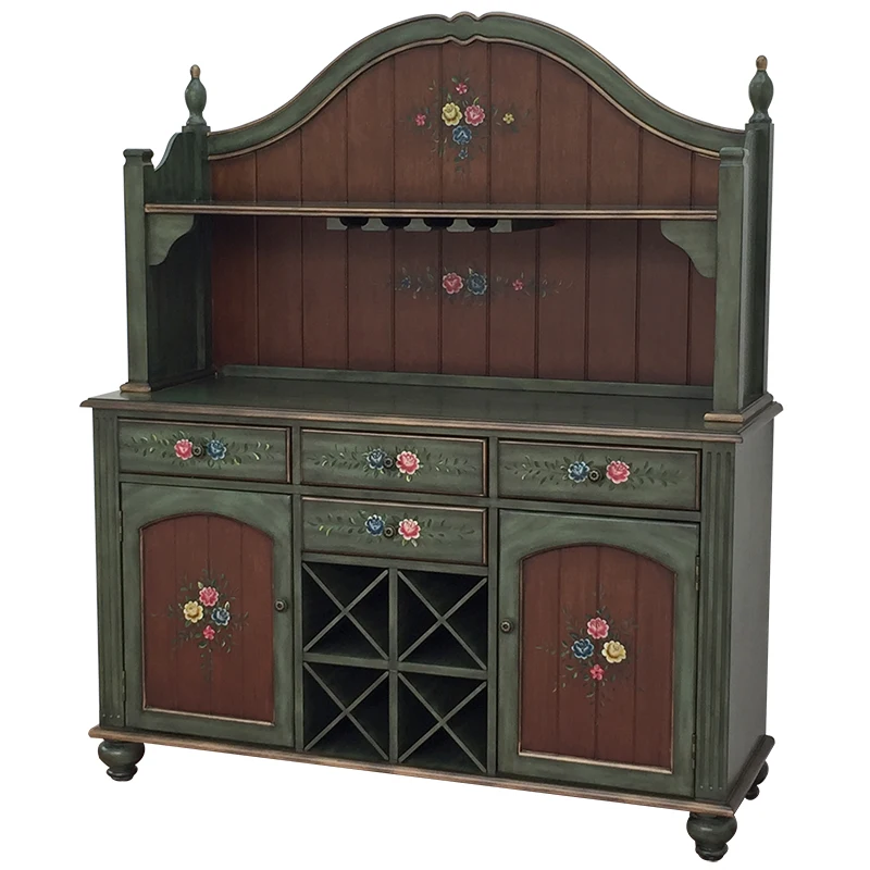 Painted Sideboard Cabinet Storage Cabinet Vintage Furniture Multi-Functional Dining Room Wall Wine Cabinet
Painted Sideboard Cabinet Storage Cabinet Vintage Furniture Multi-Functional Dining Room Wall Wine Cabinet