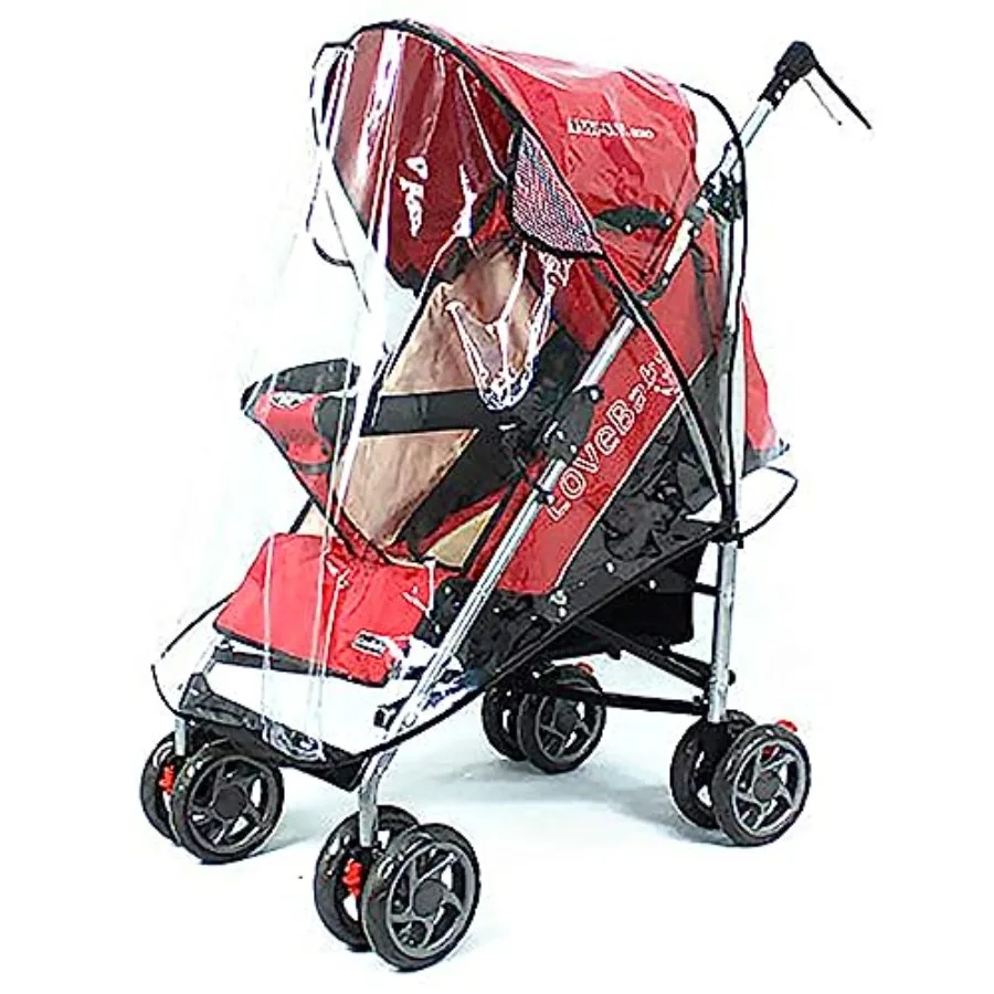 Clear Stroller Rain Cover, Universal Waterproof Baby Stroller Travel Weather Shield from Wind Snow Dust, with Breathable Ventil
Clear Stroller Rain Cover, Universal Waterproof Baby Stroller Travel Weather Shield from Wind Snow Dust, with Breathable Ventil