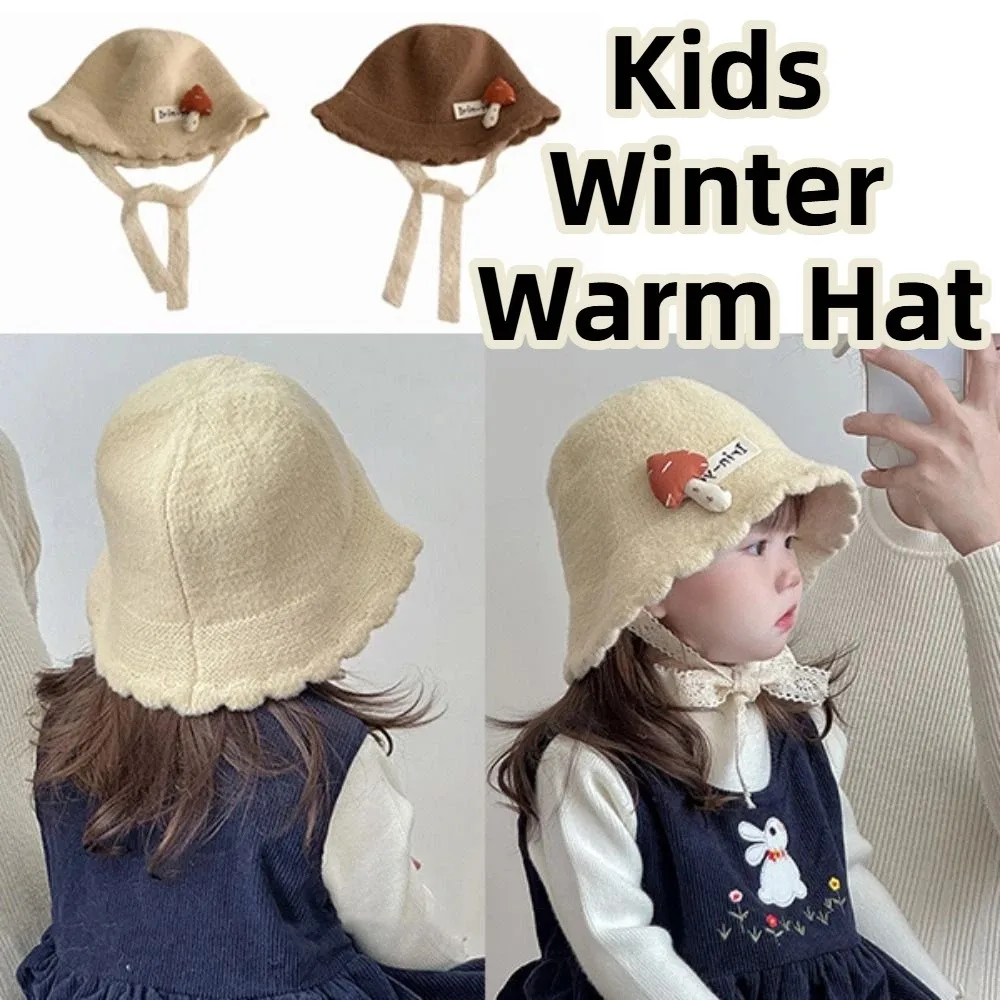 Soft Kids Warm Knitted Hat Mushroom pattern Windproof Baby Bucket Hat Thicken Breathable Curled Fisherman Cap Winter Season
Soft Kids Warm Knitted Hat Mushroom pattern Windproof Baby Bucket Hat Thicken Breathable Curled Fisherman Cap Winter Season