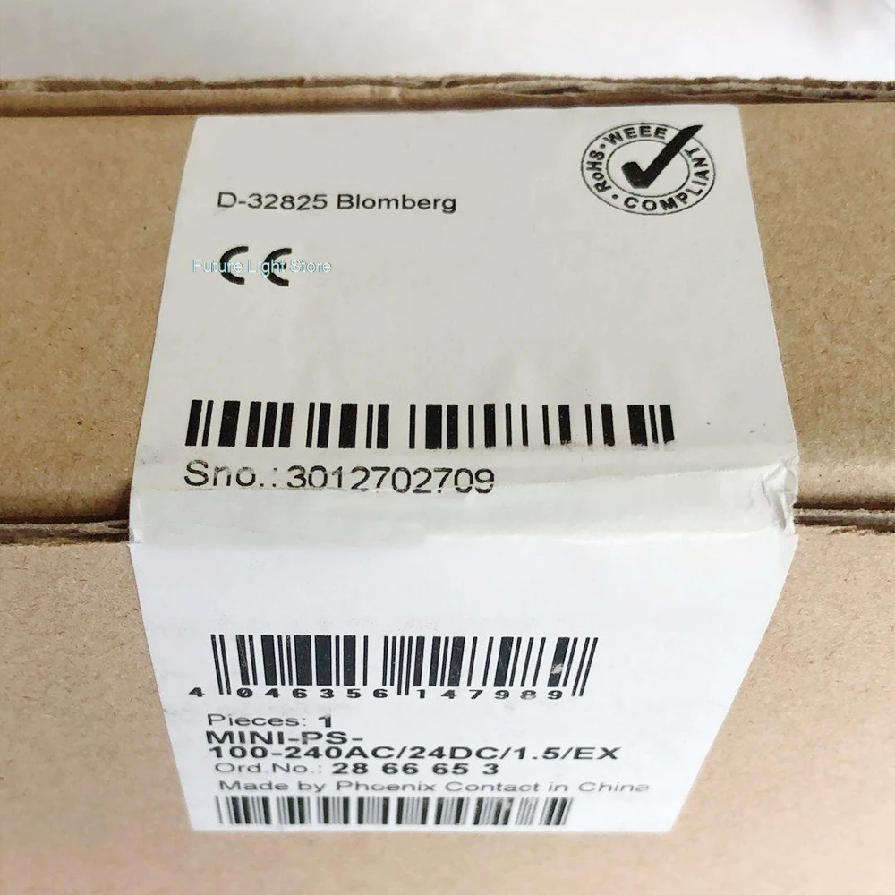 Power Supply MINI-PS-100-240AC/24DC/1.5/EX 2866653 24 V DC/1.5 A
Power Supply MINI-PS-100-240AC/24DC/1.5/EX 2866653 24 V DC/1.5 A