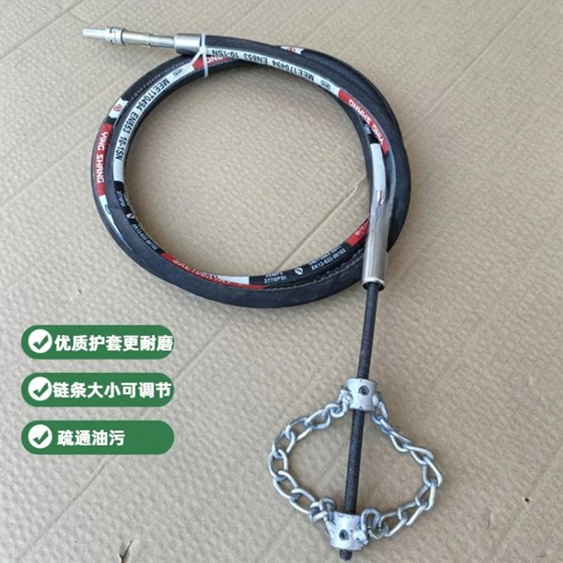 Upgraded electric drill dredging sewer tool can bend high-pressure pipeline oil stains and hard objects plugging artifact
Upgraded electric drill dredging sewer tool can bend high-pressure pipeline oil stains and hard objects plugging artifact