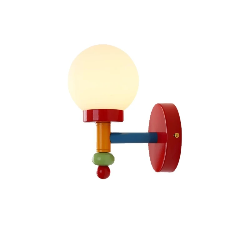 Medieval color wall lamp, living room Nordic bedroom children's room study cute decorative lamp
Medieval color wall lamp, living room Nordic bedroom children's room study cute decorative lamp