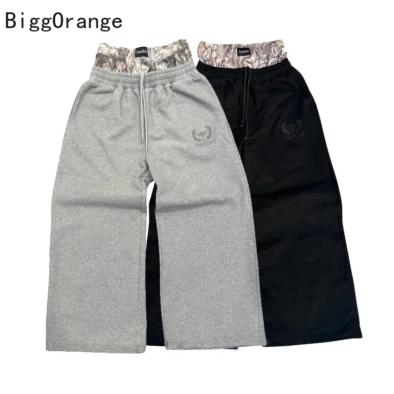 2025Y2K pants, old-fashioned double embroidered waist sweatpants, men and women casual hip-hop pants, street clothing hot sale
2025Y2K pants, old-fashioned double embroidered waist sweatpants, men and women casual hip-hop pants, street clothing hot sale