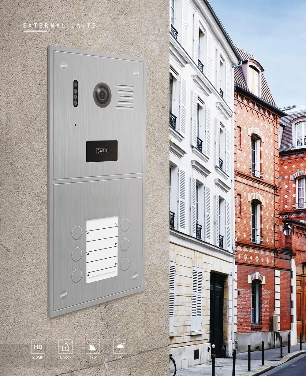 IP-видеодомофон для 5 домашних домов с переключателем POE 1080P TUYA, умный дверной звонок, металлический, подходит для небольших высотных вилл 
IP-видеодомофон для 5 домашних домов с переключателем POE 1080P TUYA, умный дверной звонок, металлический, подходит для небольших высотных вилл