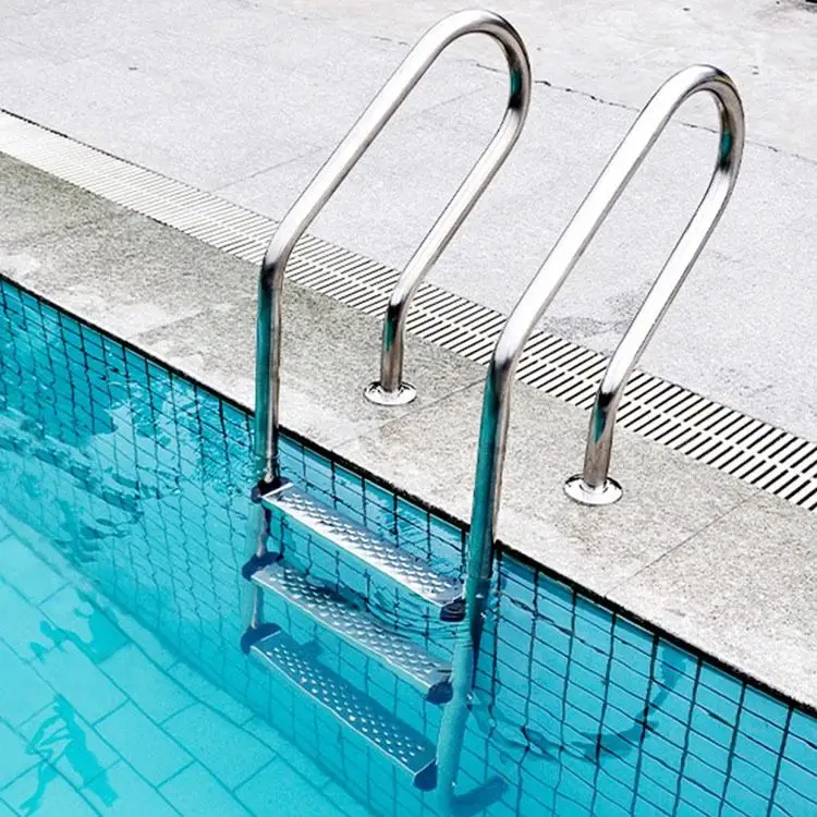Custom 304 Stainless Steel Outdoor Swimming Pool Ladder with Safety Handrail Direct From Factory
Custom 304 Stainless Steel Outdoor Swimming Pool Ladder with Safety Handrail Direct From Factory