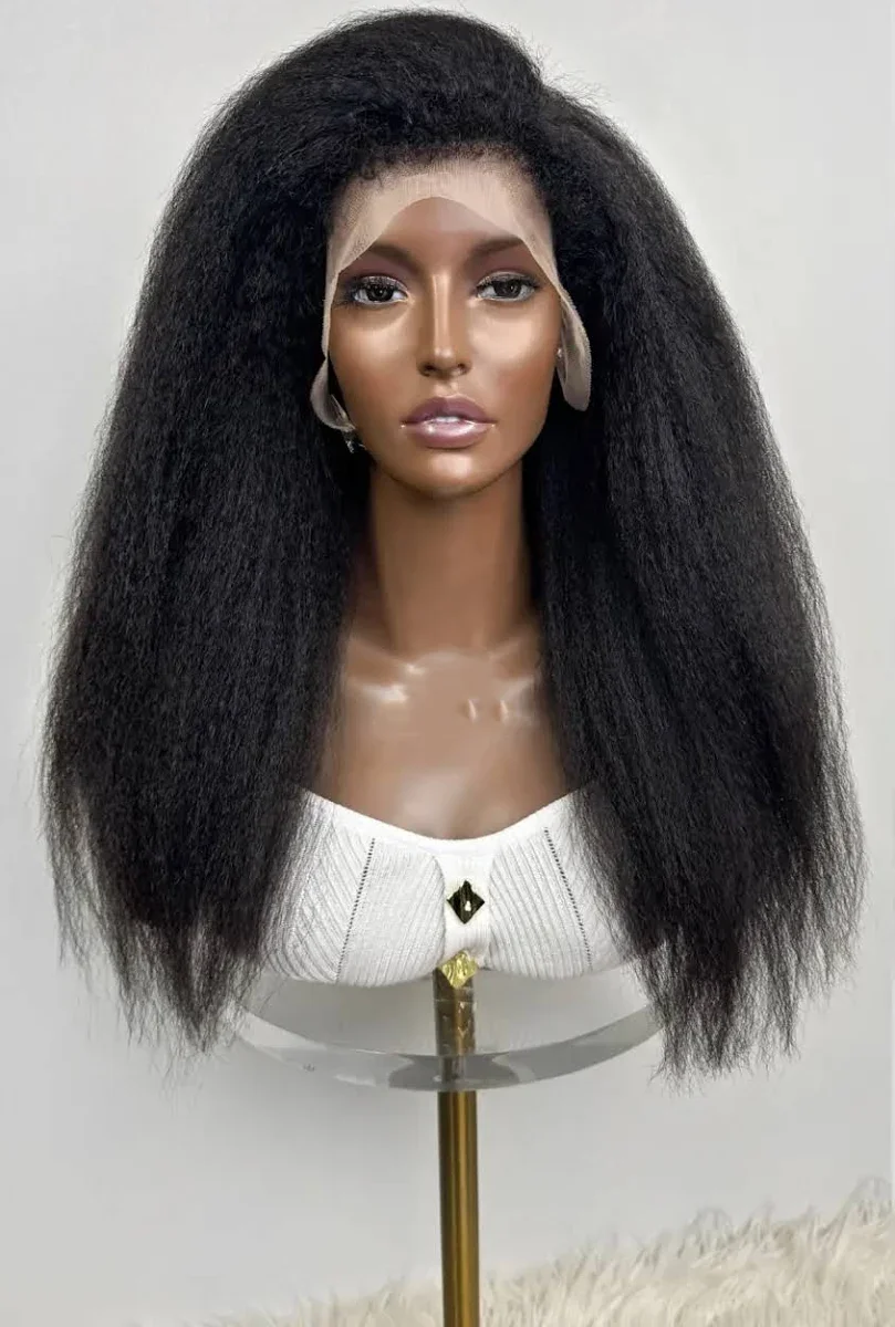Wigs Human Hair Kinky Straight 13x6 Lace Frontal Wigs With Baby Hair Yaki Straight Pre Plucked Remy Lace Closure Wig For Women
Wigs Human Hair Kinky Straight 13x6 Lace Frontal Wigs With Baby Hair Yaki Straight Pre Plucked Remy Lace Closure Wig For Women