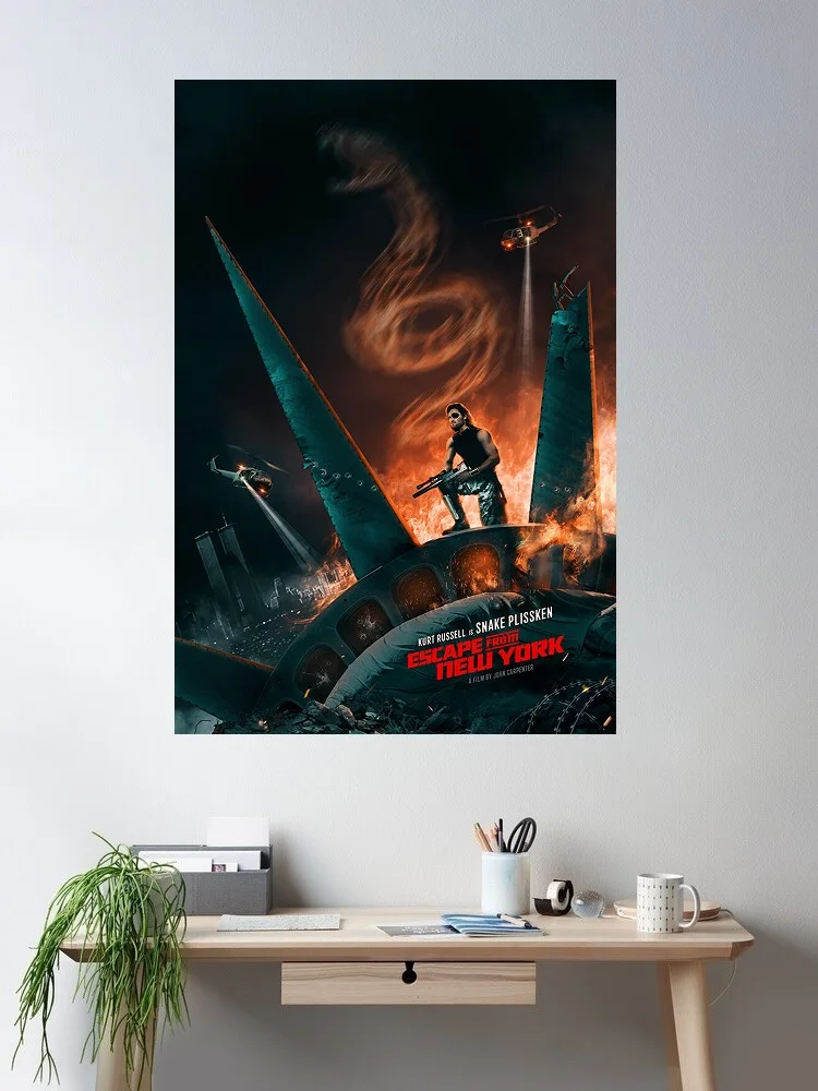 Escape from New York Movie Art Print Canvas Poster, Living Room Decor, Home Wall Picture
Escape from New York Movie Art Print Canvas Poster, Living Room Decor, Home Wall Picture