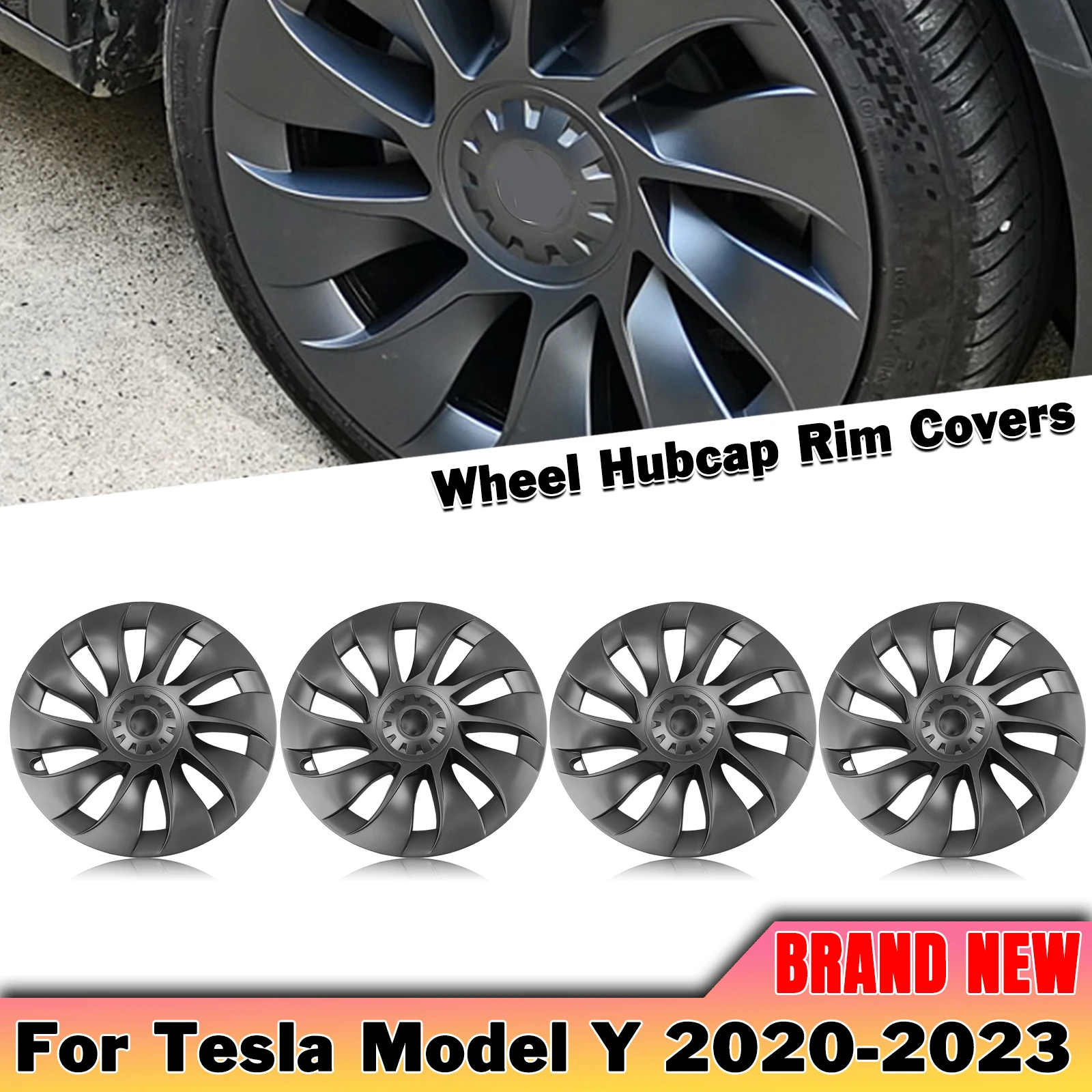 4pcs/set 20" Wheel Cover Hubcaps Rim Cover For Tesla Model Y 2020 2021 2022-2024 Whirlwind Style Gray 20 Inch Exterior Hub Caps
4pcs/set 20" Wheel Cover Hubcaps Rim Cover For Tesla Model Y 2020 2021 2022-2024 Whirlwind Style Gray 20 Inch Exterior Hub Caps