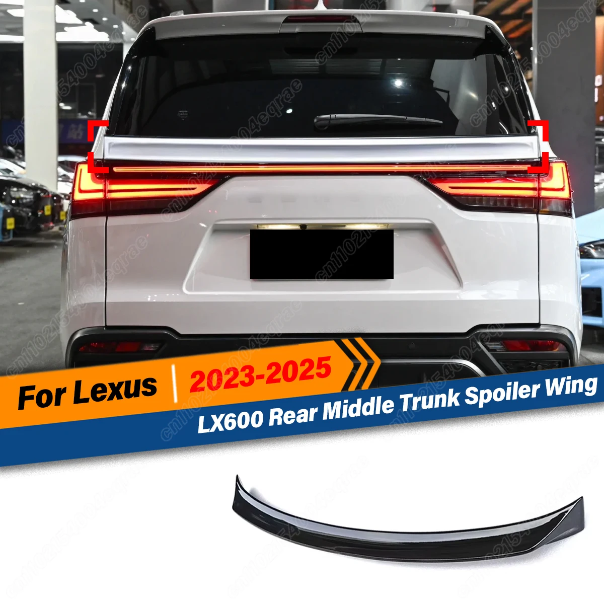 Для Lexus LX600 2023 2024 2025: Задний центральный спойлер-антикрыло для багажника, сплиттер из АБС-пластика, аксессуары, детали, комплект для модификации кузова
Для Lexus LX600 2023 2024 2025: Задний центральный спойлер-антикрыло для багажника, сплиттер из АБС-пластика, аксессуары, детали, комплект для модификации кузова